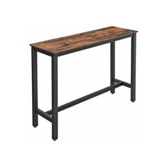 Консольный стол Vasagle коричневый цена и информация | Столы-консоли | kaup24.ee