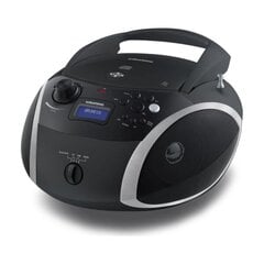 CD-проигрыватель с Bluetooth, MP3 и радио Grundig RCD1500BT, чёрный цена и информация | Музыкальные центры | kaup24.ee