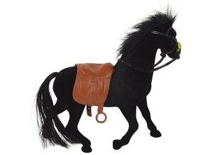 Фигурка лошади из бархата, черная цена и информация | Игрушки для девочек | kaup24.ee