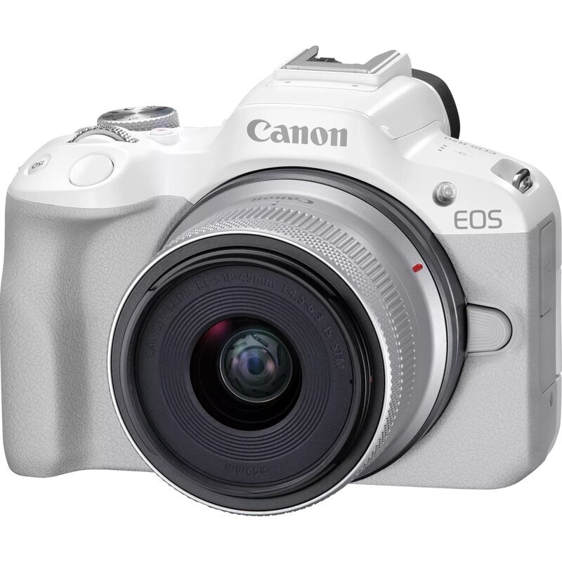 Canon EOS R50 WH + RF-S 18-45mm F4.5-6.3 IS STM (SIP) hind ja info | Fotoaparaadid | kaup24.ee