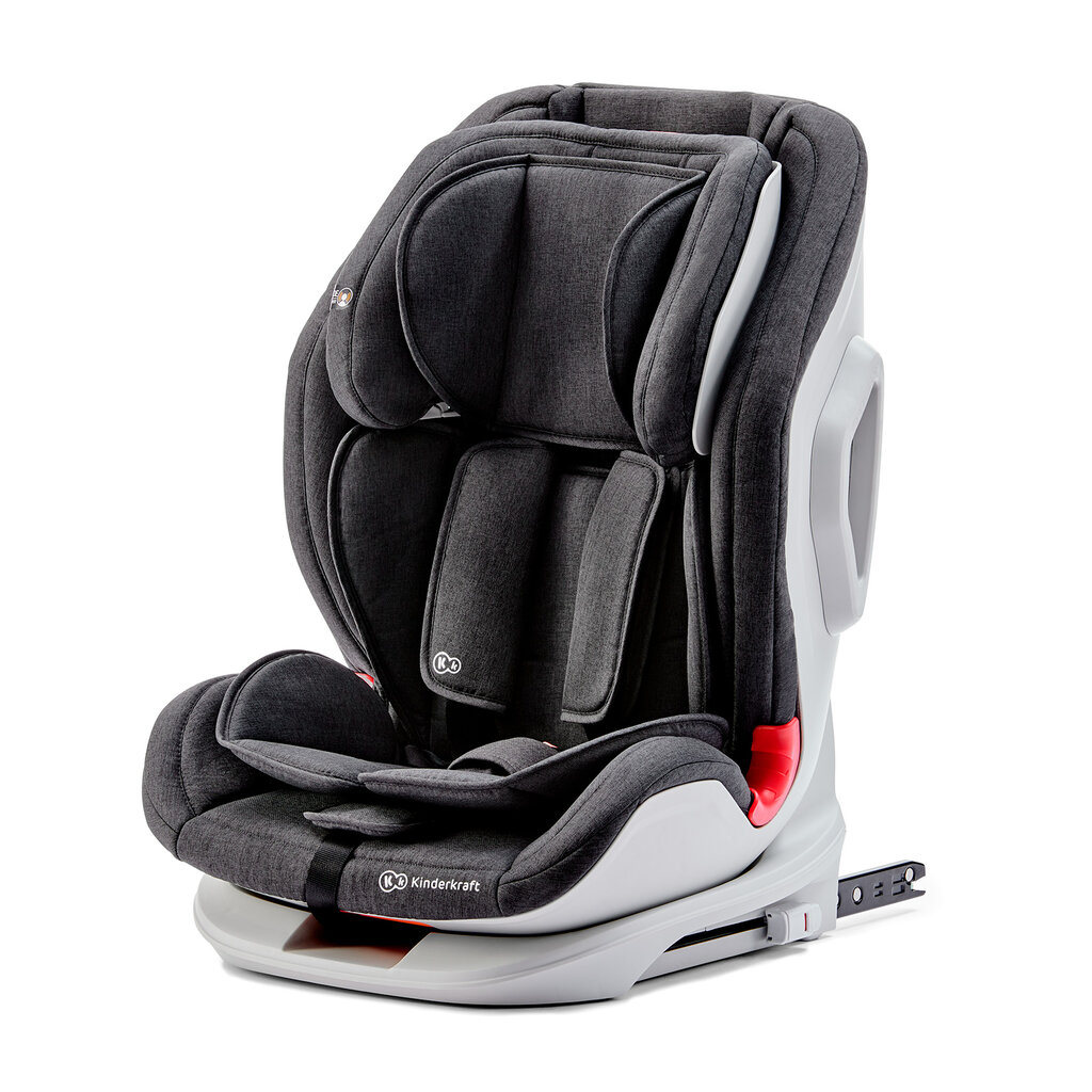 Turvatool KinderKraft Oneto3 ISOFIX 9-36kg, Black hind ja info | Turvatoolid | kaup24.ee