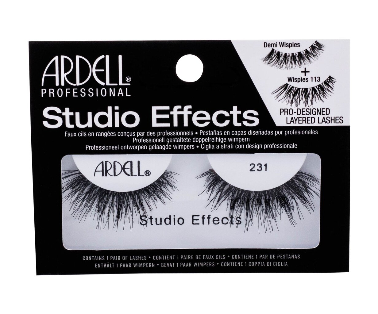 Kunstripsmed Ardell Studio Effects 231 hind ja info | Kunstripsmed, ripsmekoolutajad | kaup24.ee