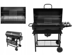 Grill Lund, 71x35 cm, must hind ja info | Grillid | kaup24.ee