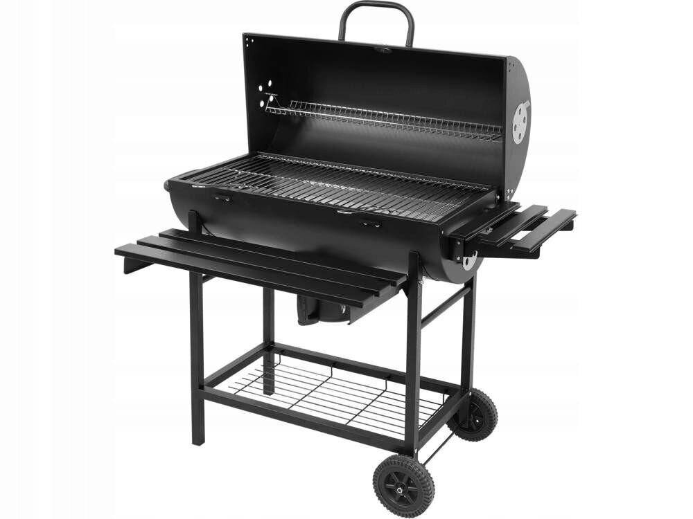 Grill Lund, 71x35 cm, must hind ja info | Grillid | kaup24.ee