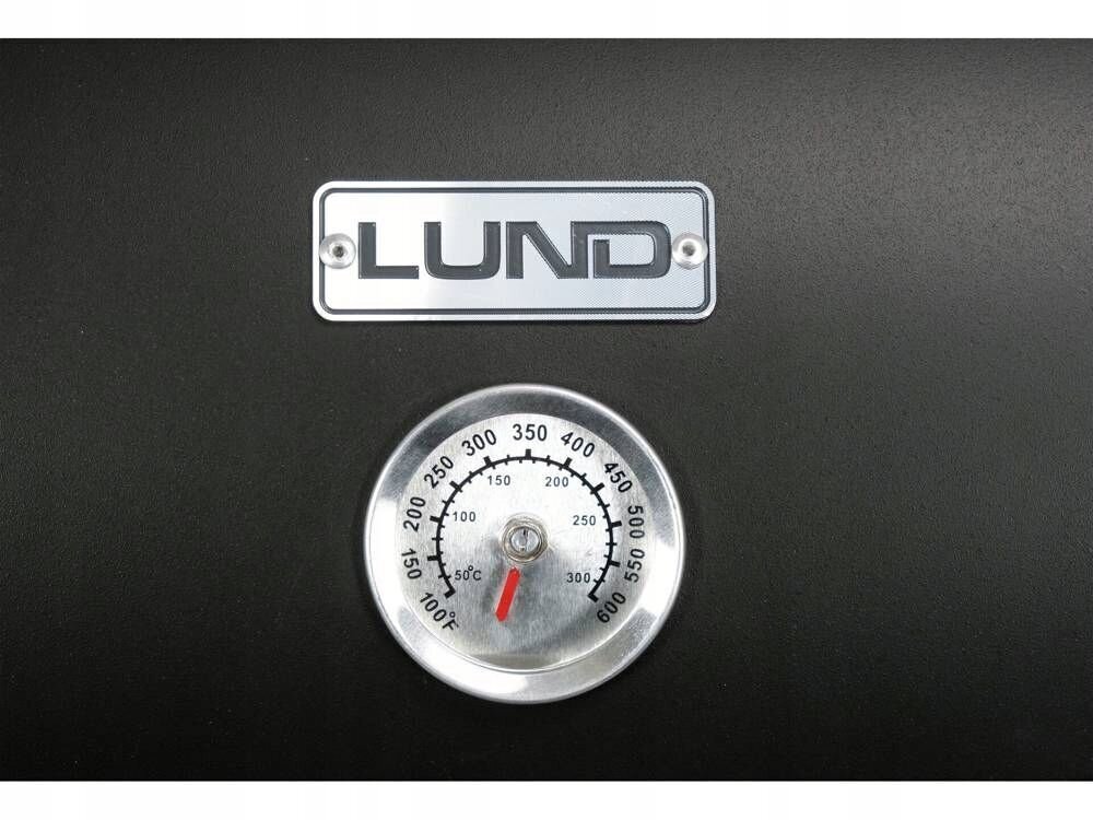 Grill Lund, 71x35 cm, must hind ja info | Grillid | kaup24.ee