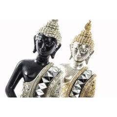 Dekoratiivkuju DKD Home Decor Buddha Vaik Idamaine (25 x 14 x 34 cm) (2 Ühikut) hind ja info | Sisustuselemendid | kaup24.ee