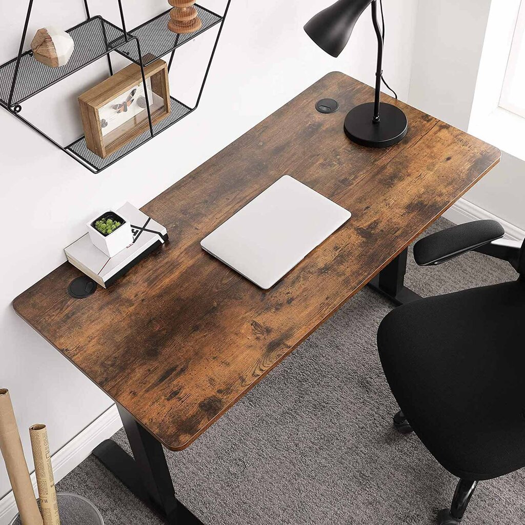 Reguleeritav laud Vasagle must, pruun hind ja info | Arvutilauad, kirjutuslauad | kaup24.ee