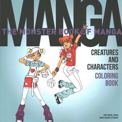 Monster Book of Manga Creatures and Characters Coloring Book цена и информация | Книги об искусстве | kaup24.ee