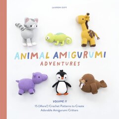 Animal Amigurumi Adventures: Vol 2 15 New Crochet Patterns to Create Adorable Amigurumi Critters цена и информация | Книги о питании и здоровом образе жизни | kaup24.ee