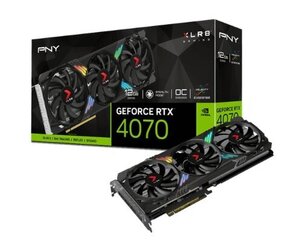 PNY GeForce RTX 4070 XLR8 Gaming Verto Epic-x RGB VCG407012TFXXPB1-O hind ja info | Videokaardid (GPU) | kaup24.ee