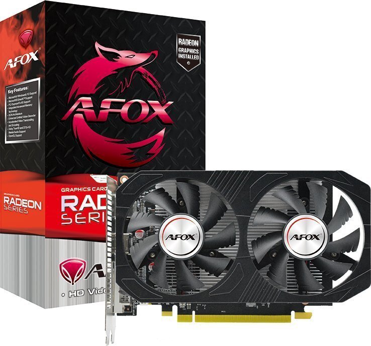 Afox Radeon RX 550 AFRX550-8192D5H4-V6 цена и информация | Videokaardid (GPU) | kaup24.ee