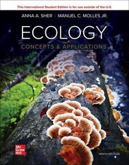 Ecology: Concepts and Applications ISE 9th edition hind ja info | Ühiskonnateemalised raamatud | kaup24.ee