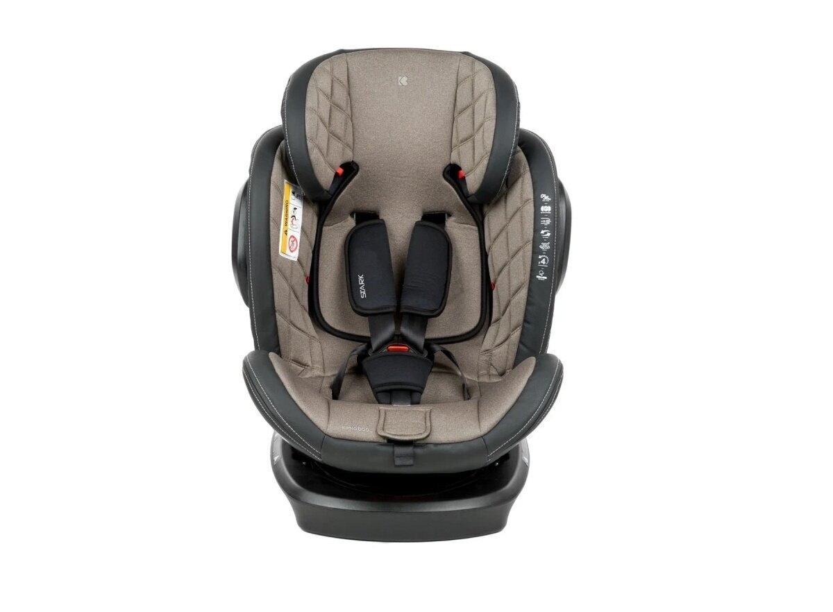 Turvatool Kikka Boo Stark Isofix, 0-36 kg, beige цена и информация | Turvatoolid | kaup24.ee