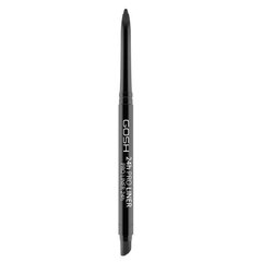 Silmapliiats Gosh 24 h Pro Liner 0.35 g, 001 Black hind ja info | Ripsmetušid, lauvärvid, silmapliiatsid, seerumid | kaup24.ee