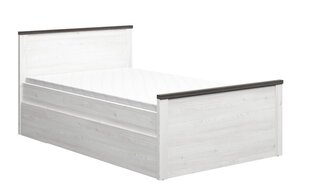 Кровать Hesen, 120x200 см, белая цена и информация | Кровати | kaup24.ee