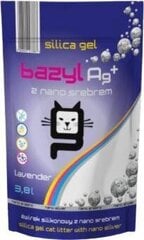 Силикагелевый наполнитель Bazyl, 3.8 л цена и информация | Наполнители для кошачьих туалетов | kaup24.ee