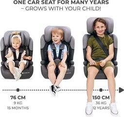 Автомобильное кресло KinderKraft Safety Fix 2 i-Size, 9-36 кг, grey цена и информация | Автокресла | kaup24.ee