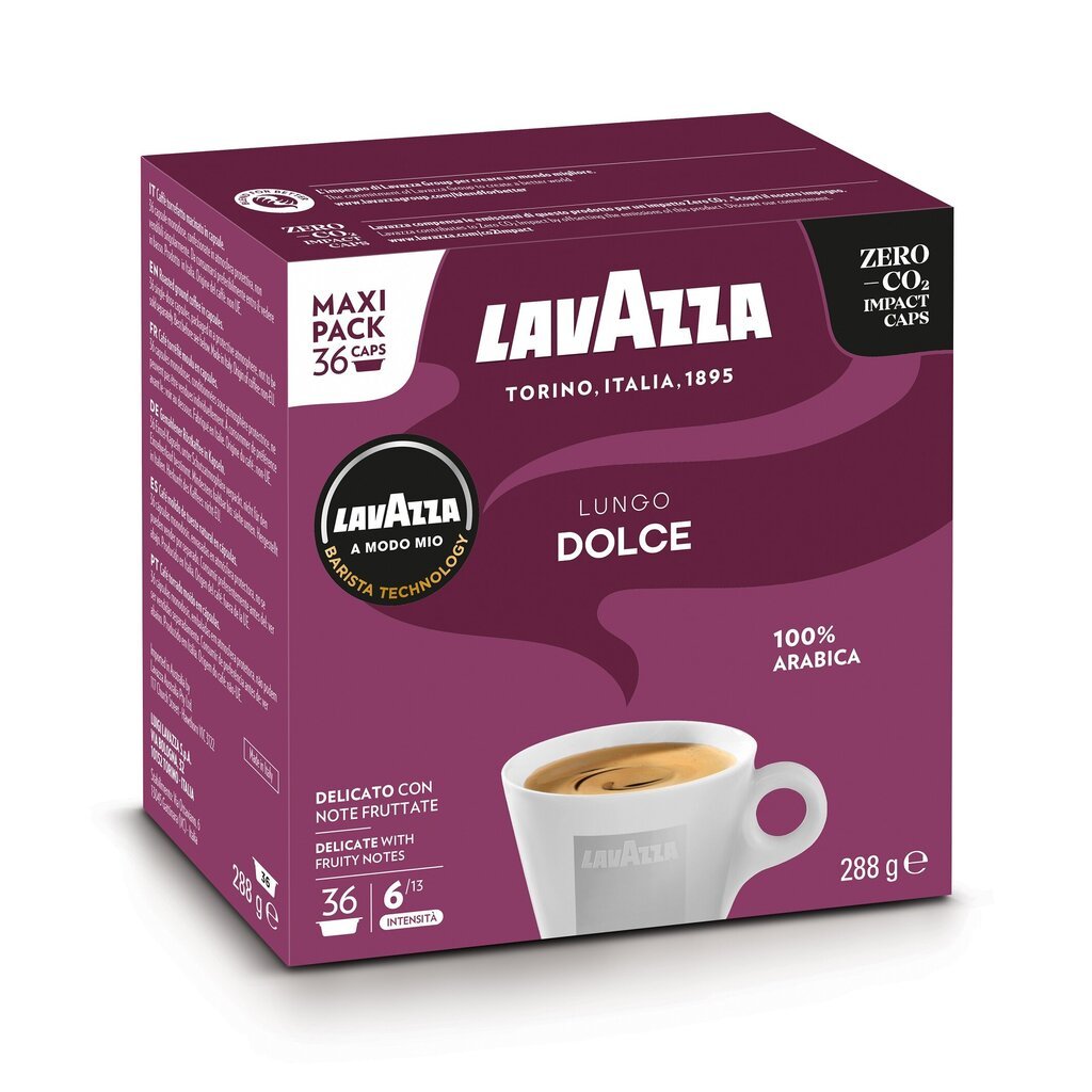 Kohvikapslid Lavazza A Modo Mio Lungo Dolce, 864g цена и информация | Kohv, kakao | kaup24.ee