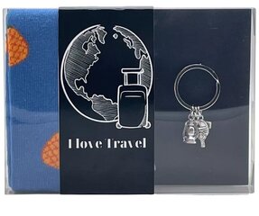 Kinkekomplekt I Love Travel, 2 osa цена и информация | Другие оригинальные подарки | kaup24.ee