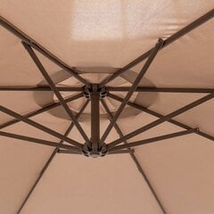 Пляжный зонт Tessa Бежевый Алюминий 300 см цена и информация | Зонты, маркизы, стойки | kaup24.ee
