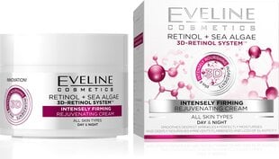 Pinguldav päeva- ja öökreem Eveline 3D-Retinol System 50 ml цена и информация | Кремы для лица | kaup24.ee