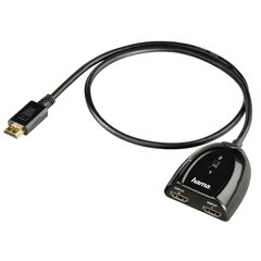 Hama HDMI adapter 2 x 1 hind ja info | USB jagajad, adapterid | kaup24.ee