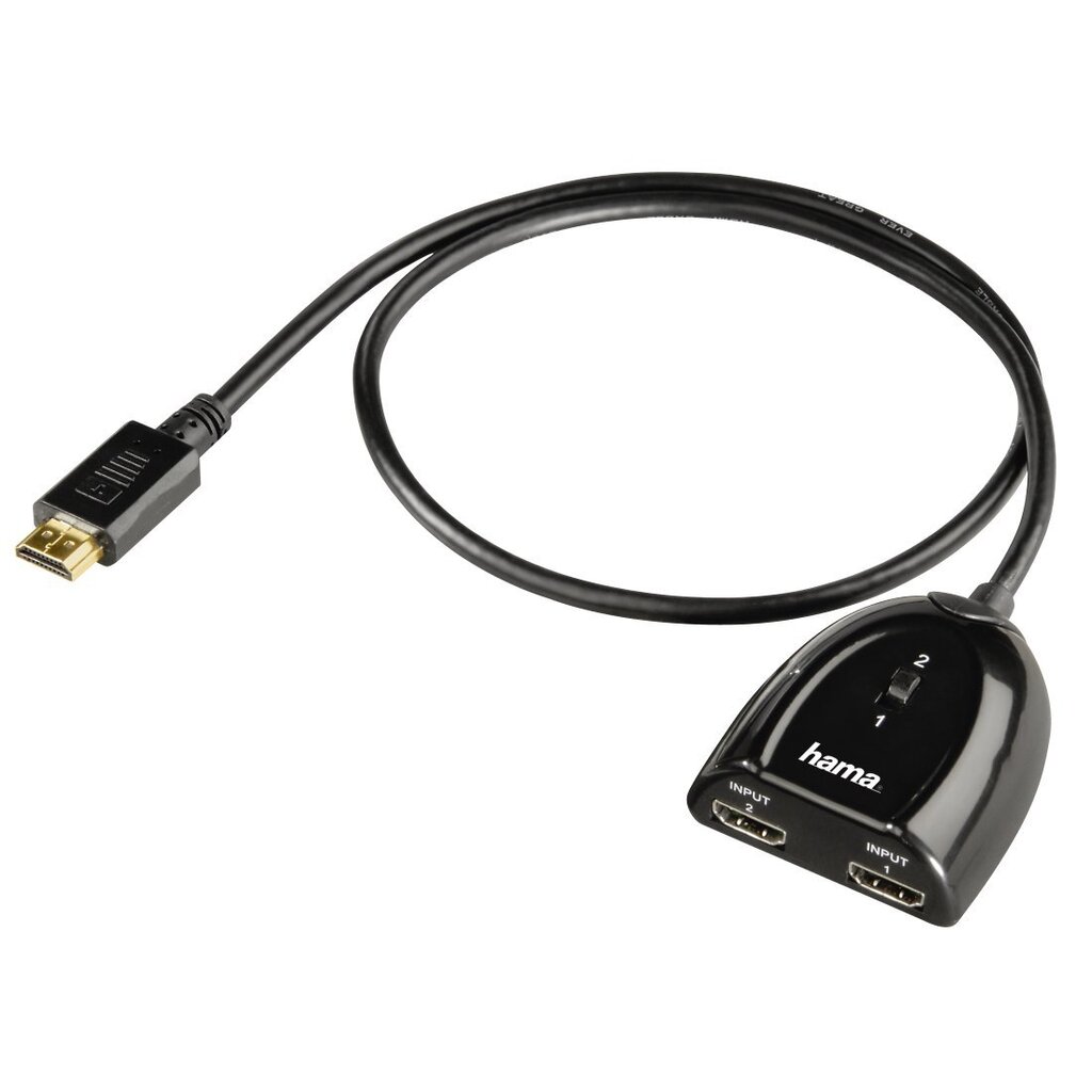 Hama HDMI adapter 2 x 1 цена и информация | USB jagajad, adapterid | kaup24.ee