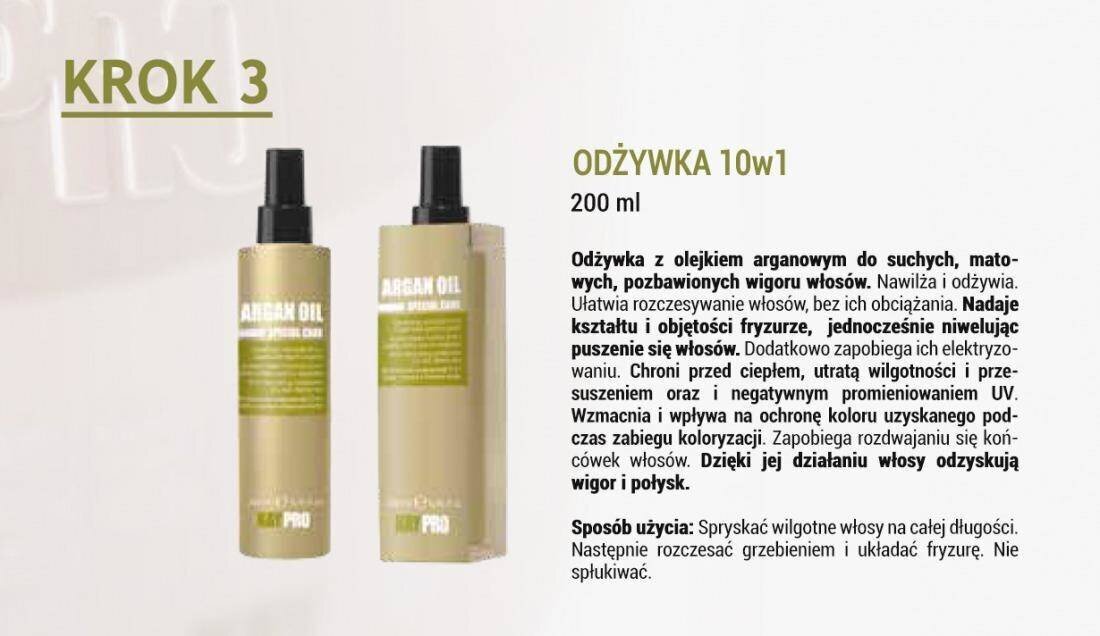 KayPro toitev šampoon argaaniaõliga – kuivadele, tuhmidele, elututele juustele – 1000 ml цена и информация | Šampoonid | kaup24.ee