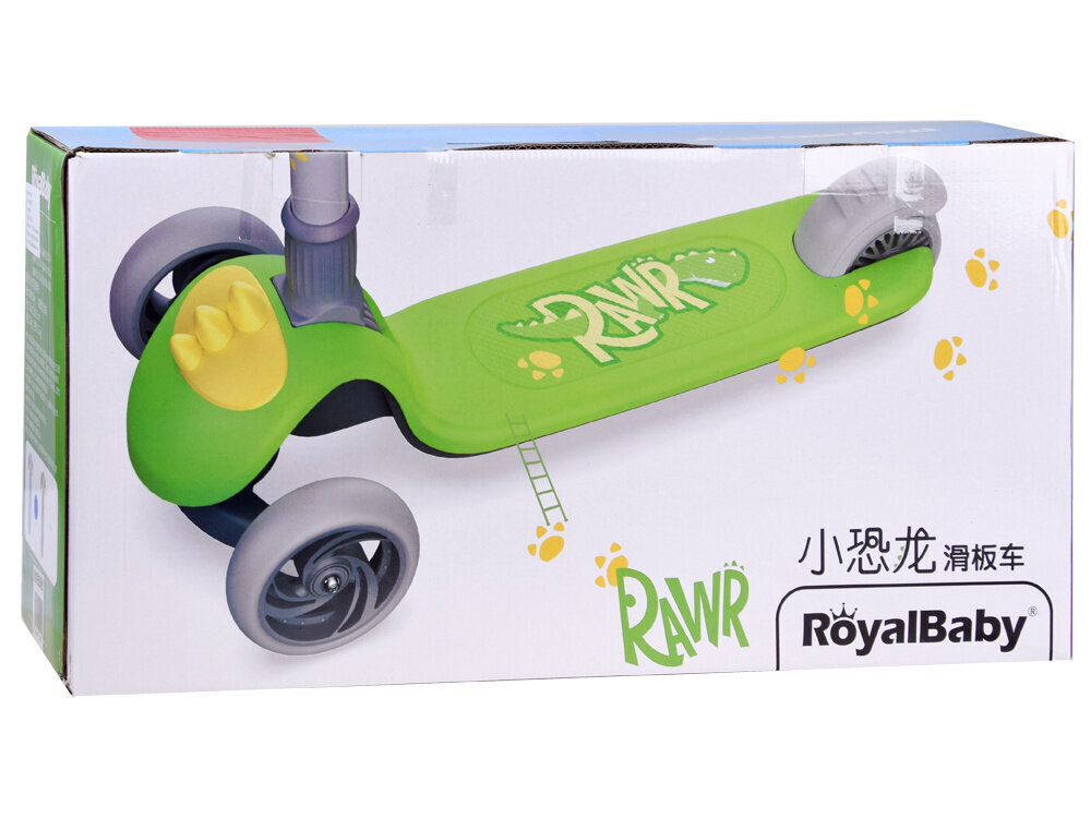 RoyalBaby kolmerattaline roller, roheline hind ja info | Tõukerattad | kaup24.ee
