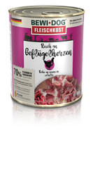 Bewi Dog Rich in Chicken Hearts kanasüdametega koerakonservid 800 g × 6 tk hind ja info | Konservid koertele | kaup24.ee