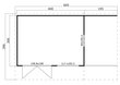 Aiamaja Domeo7 11,39+5,5m2 hind ja info | Kuurid ja aiamajad | kaup24.ee