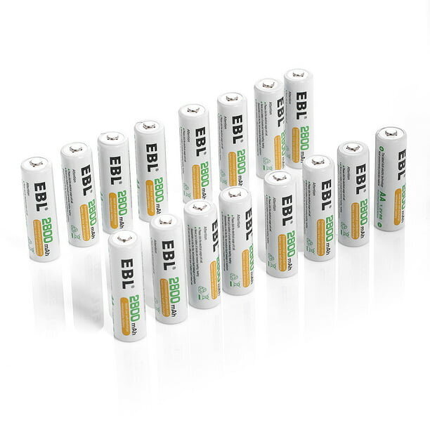 Laetavad patareid, EBL, AA, Ni-MH, 2800 mAh, 16 tk цена и информация | Patareid | kaup24.ee