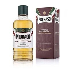 Raseerimisjärgne nahka toitev losjoon Proraso 400 ml цена и информация | Косметика и средства для бритья | kaup24.ee