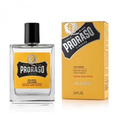 Proraso Wood & Spice Cologne 100ml 100ml цена и информация | Косметика и средства для бритья | kaup24.ee