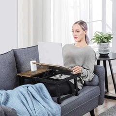 Sülearvuti alus Songmics pruun hind ja info | Sülearvuti tarvikud | kaup24.ee