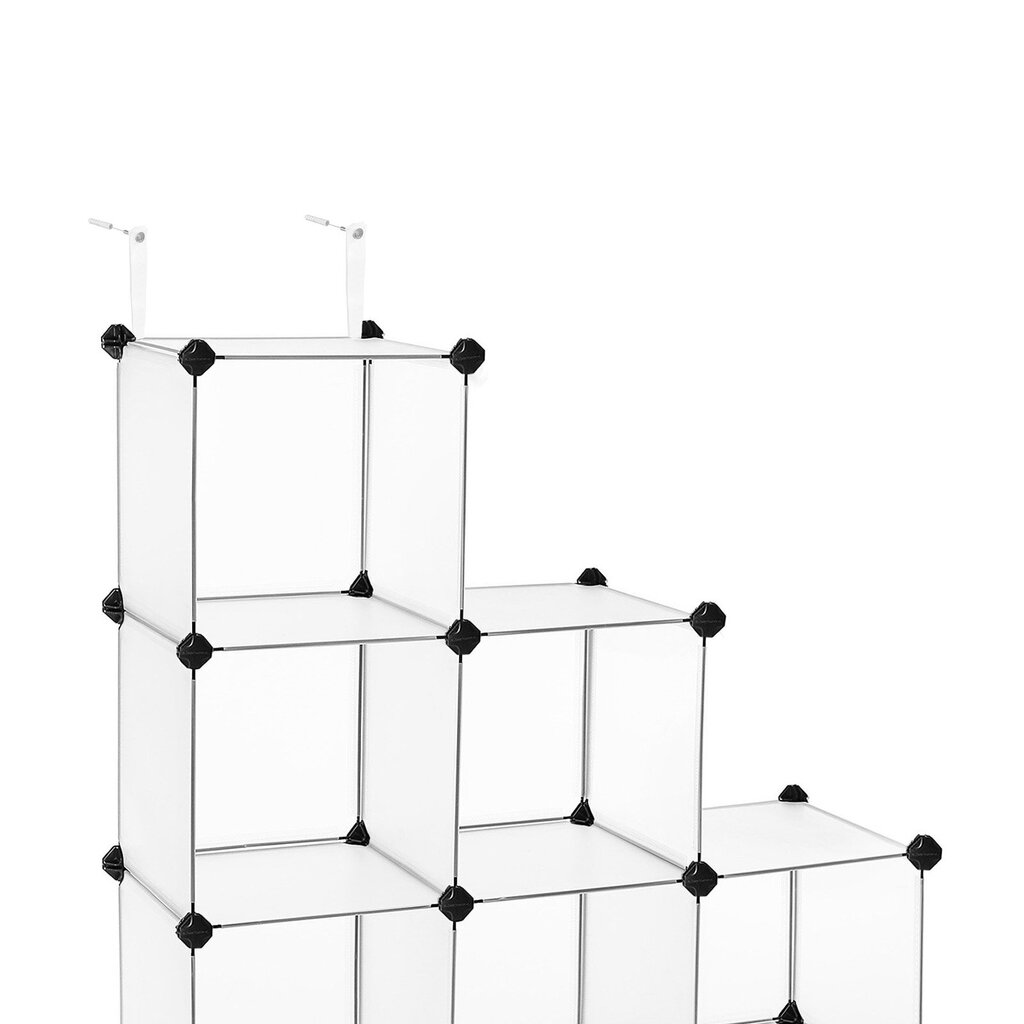 Hoiukastid Cube Box 6tk Songmics valge hind ja info | Hoiukastid ja -korvid | kaup24.ee