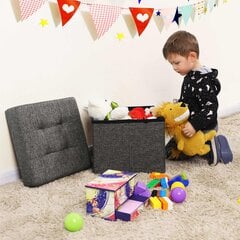 Тумба Songmics серая цена и информация | Детские диваны, кресла | kaup24.ee