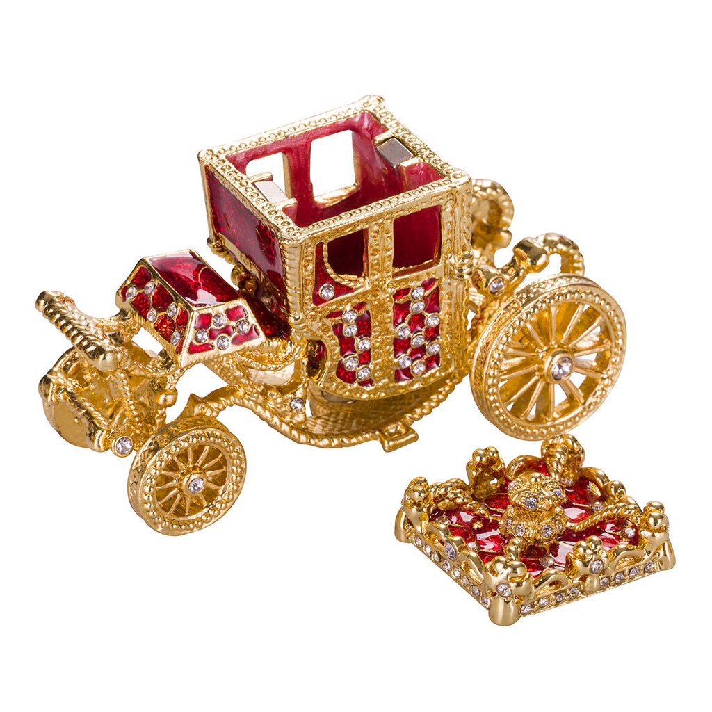 Faberge stiilis keiserlik kroonimismuna, ehtekarp vankriga цена и информация | Muud kingitused | kaup24.ee