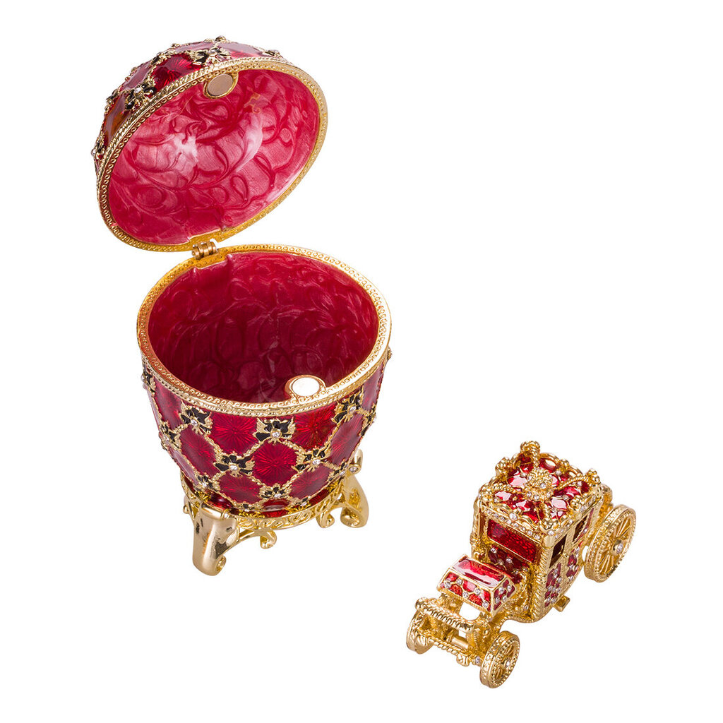 Faberge stiilis keiserlik kroonimismuna, ehtekarp vankriga цена и информация | Muud kingitused | kaup24.ee