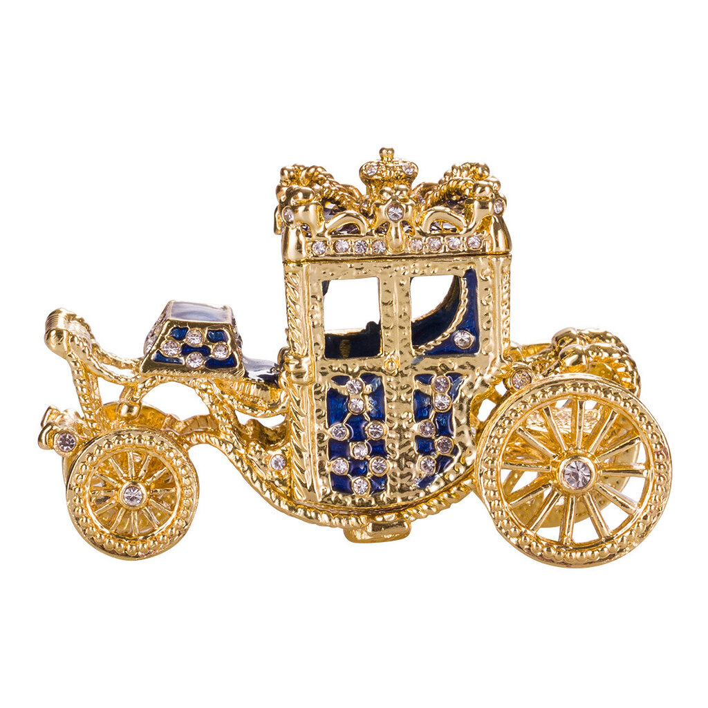 Faberge stiilis keiserlik kroonimismuna, ehtekarp vankriga hind ja info | Muud kingitused | kaup24.ee