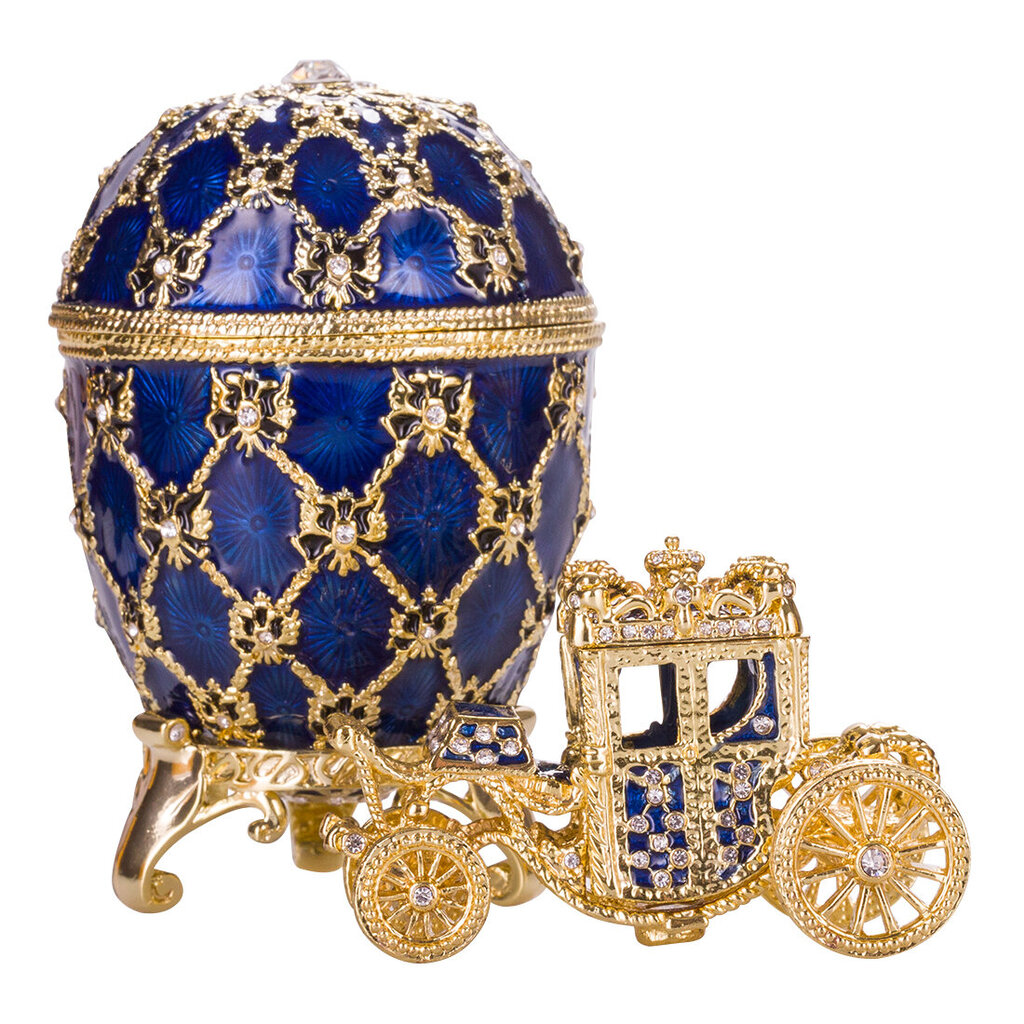 Faberge stiilis keiserlik kroonimismuna, ehtekarp vankriga цена и информация | Muud kingitused | kaup24.ee