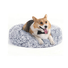 Кровать для собаки Feandrea серая цена и информация | Лежаки, домики | kaup24.ee