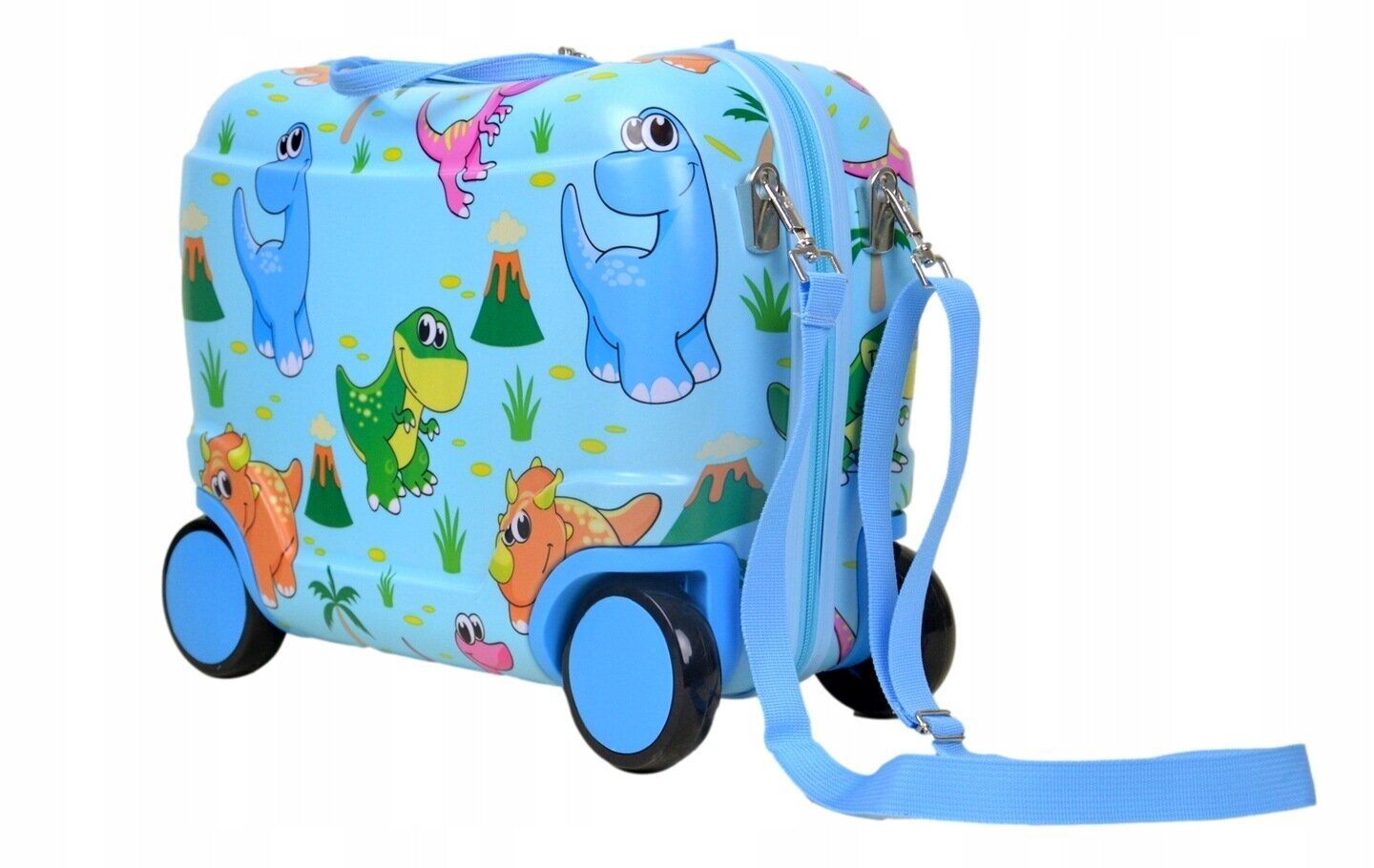 Laste kohver "Dino sinine", 25l hind ja info | Kohvrid, reisikotid | kaup24.ee