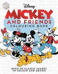 Disney Mickey and Friends Colouring Book цена и информация | Книги о питании и здоровом образе жизни | kaup24.ee