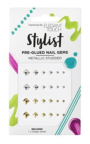 Küünekaunistused Elegant Touch, Gold/Silver Studs цена и информация | Maniküüri ja pediküüri tarvikud | kaup24.ee