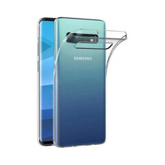 Прозрачный чехол Ultra Slim 0,5 мм для Samsung Galaxy S10 (6,1") цена и информация | Чехлы для телефонов | kaup24.ee