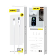 Кабель PAVAREAL Type-C to Lightning 8-pin 3A (1м) цена и информация | Borofone 43757-uniw | kaup24.ee