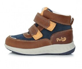 Кожаные ботинки для мальчиков Ponte 20 DA06-3-993, коричневые цена и информация | Детские сапоги | kaup24.ee