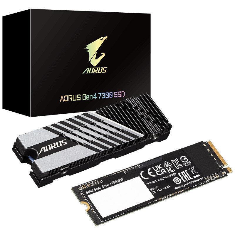 Gigabyte Aorus Gen4 7300 цена и информация | Sisemised kõvakettad (HDD, SSD, Hybrid) | kaup24.ee