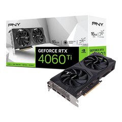 PNY GeForce RTX 4060 Ti OC Verto Dual Fan (VCG4060T16DFXPB1-E) hind ja info | Videokaardid (GPU) | kaup24.ee